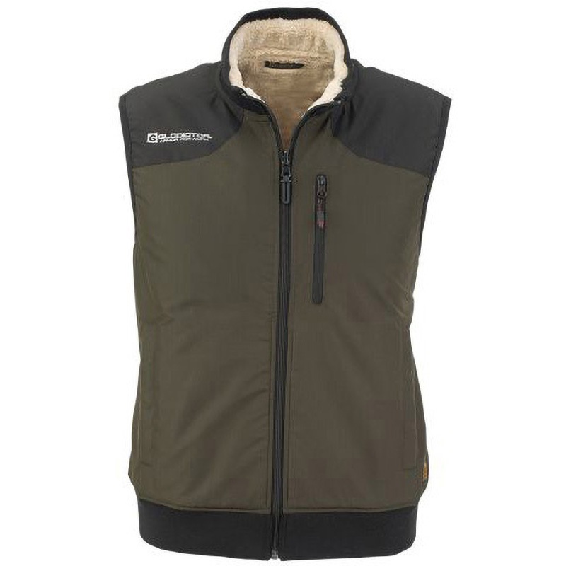 G-9909 リバーシブル 防寒ベスト GLADIATOR アーミー×ベージュ色 LL着丈65cm  G-9909