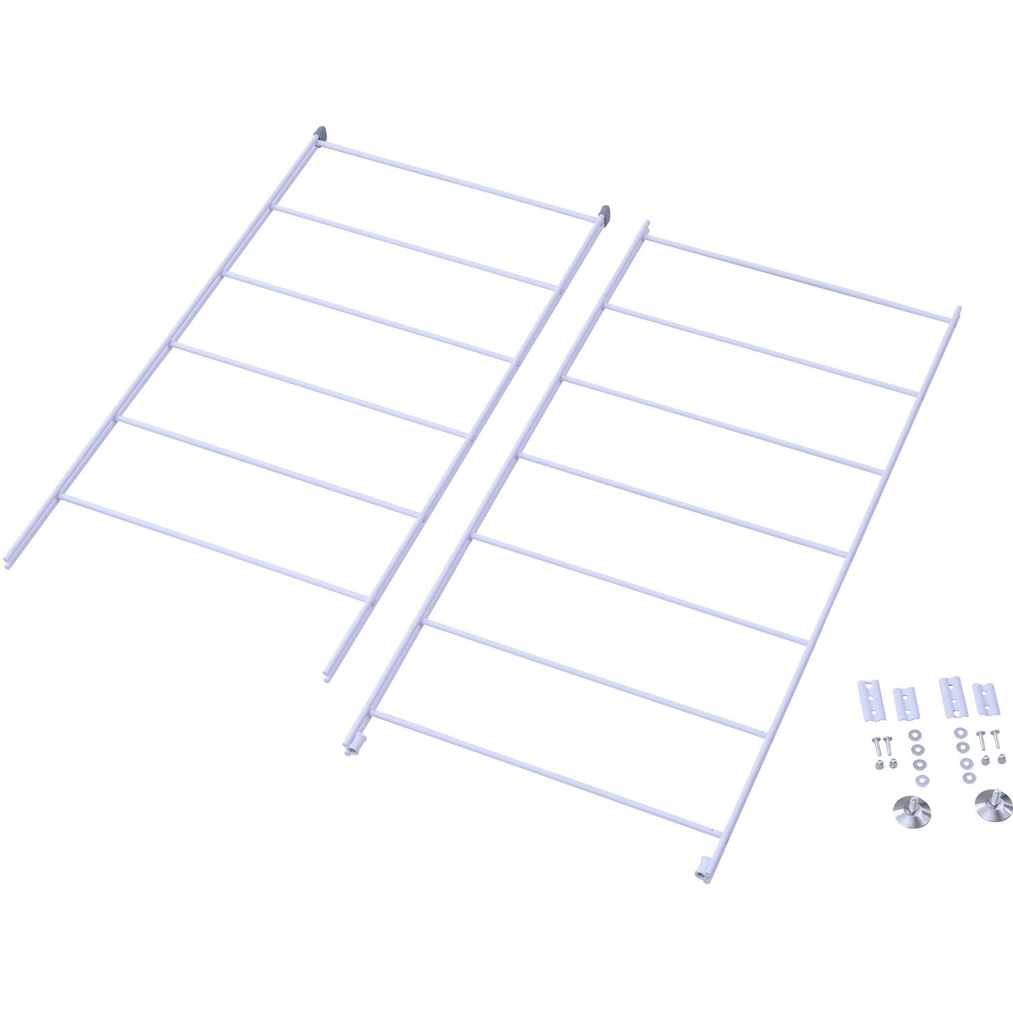 MWSF-159(SWH) ウッドシェルフ用 フレーム【片側のみ】 YAMAZEN(山善) サンドホワイト色