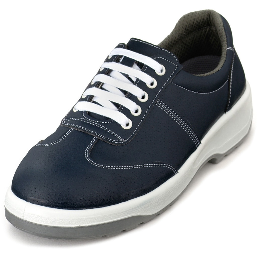 だもにーと AN3051B ウレタン2層人工革スニ-カ-(ヒモ) AN3051B エンゼル ひも 紺色