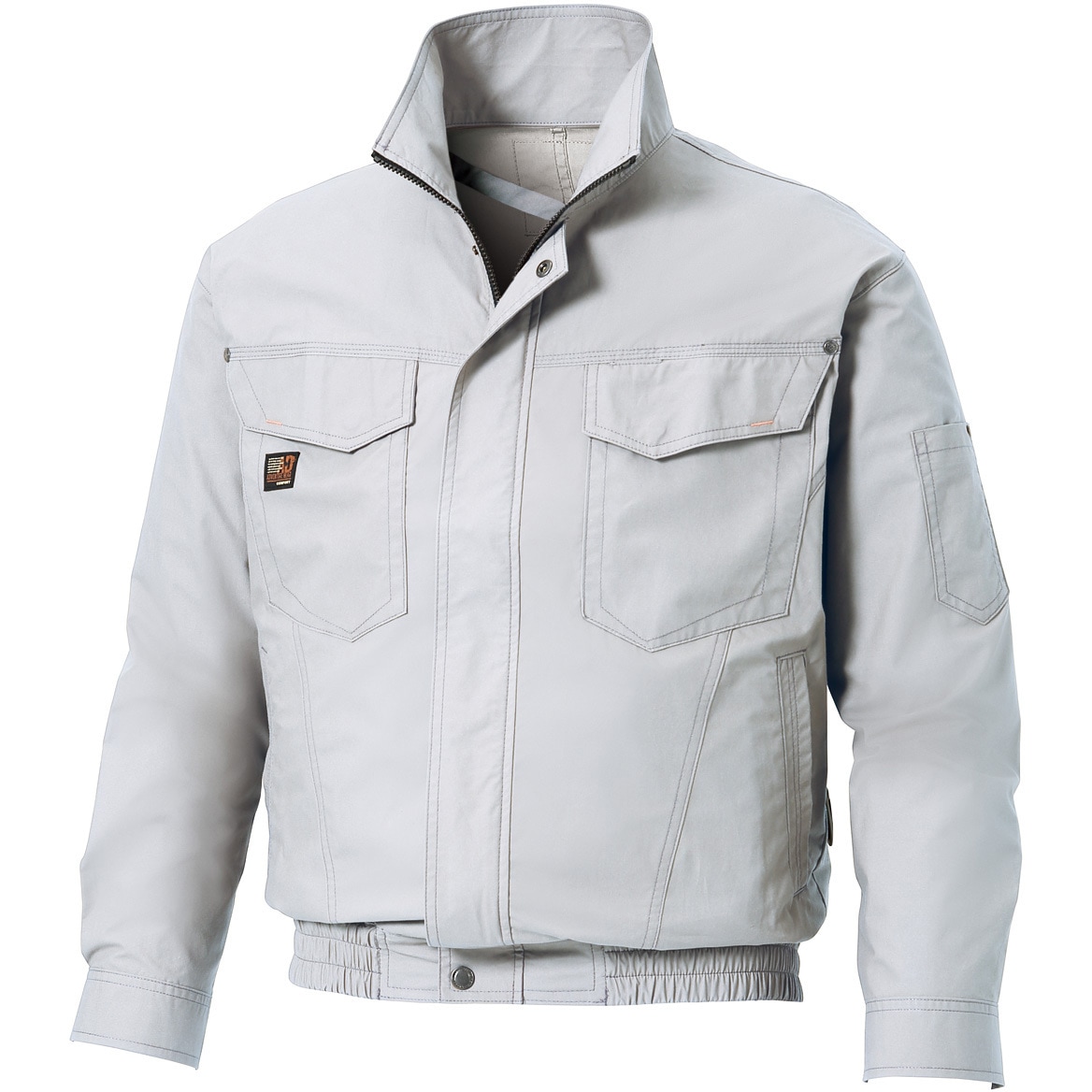 KF91400 空調風神服 長袖ワークブルゾン (服のみ) (KF91400) サンエス シルバー色 サイズS 4,920円