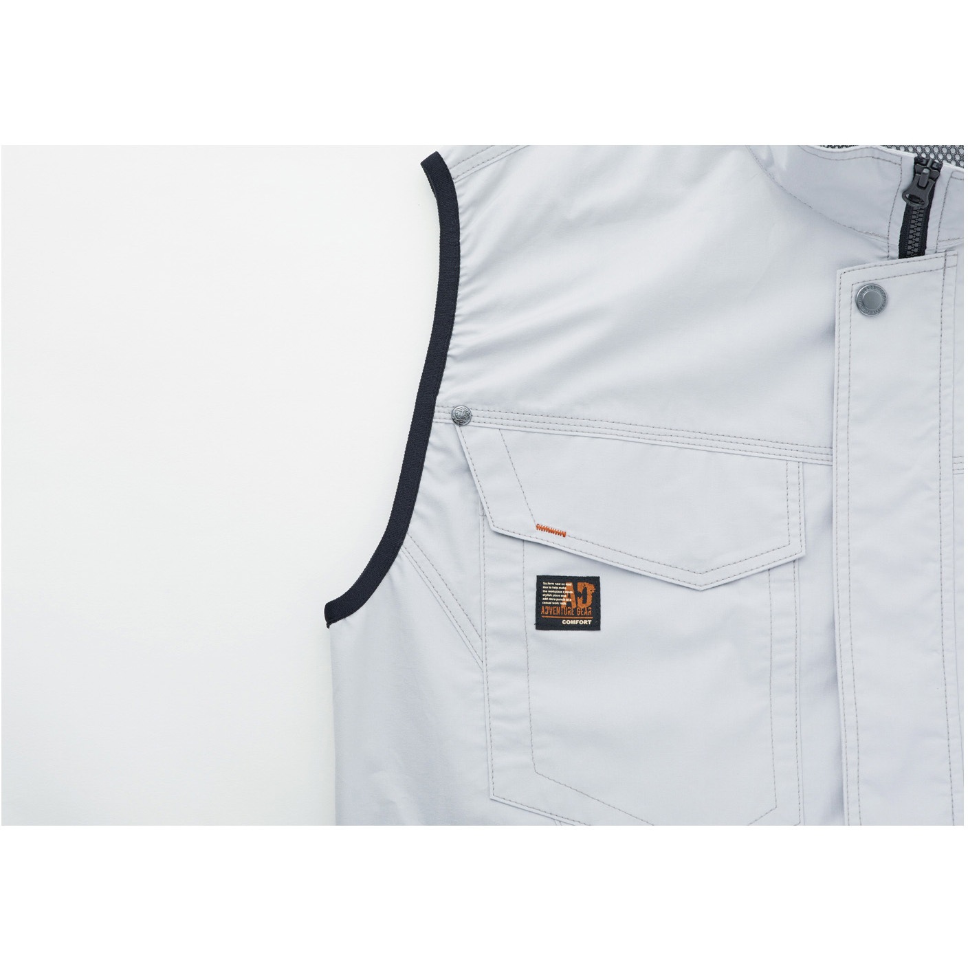 KF91490 空調風神服 ベスト (服のみ) (旧KU91490) サンエス チャコール 