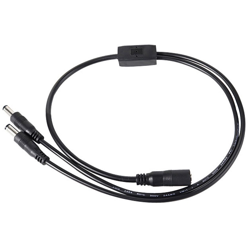 BS-DCCSPL-2-5521 DC電源分岐ケーブル 2～5分岐 5.5mm×2.1mm bitstrong