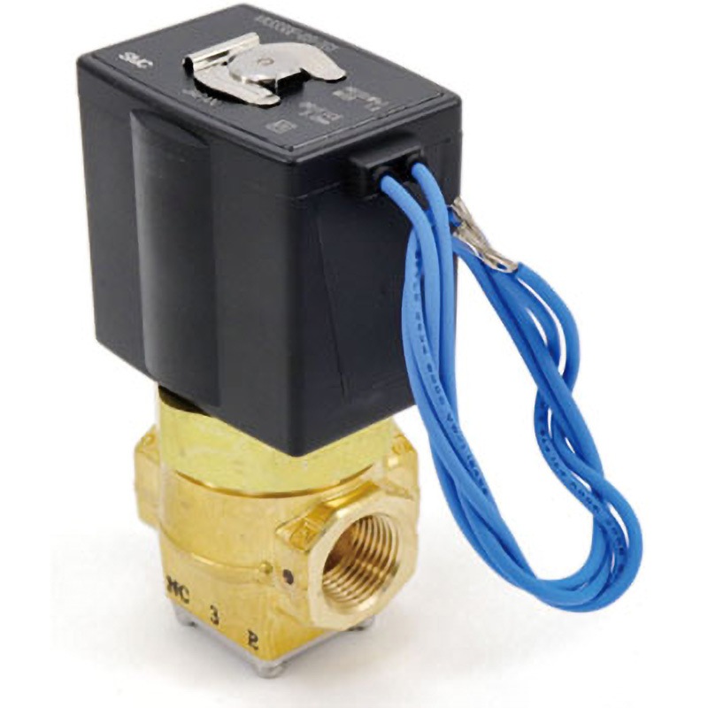 VX3330E-03-1G1 直動形3ポートソレノイドバルブ  VX333 SMC 温水 管接続口径Rc3/8 7,566円