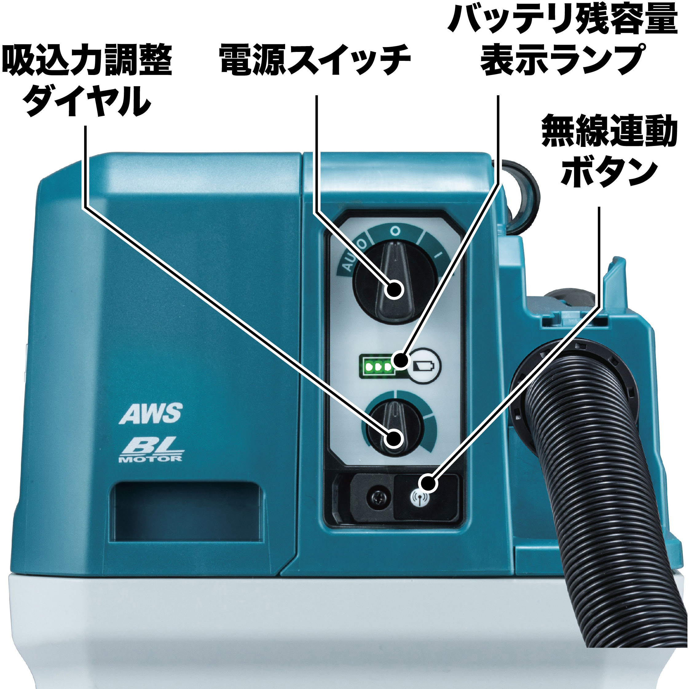 VC013GZ 充電式集じん機(本体のみ) マキタ 電圧(V):直流36(40max 