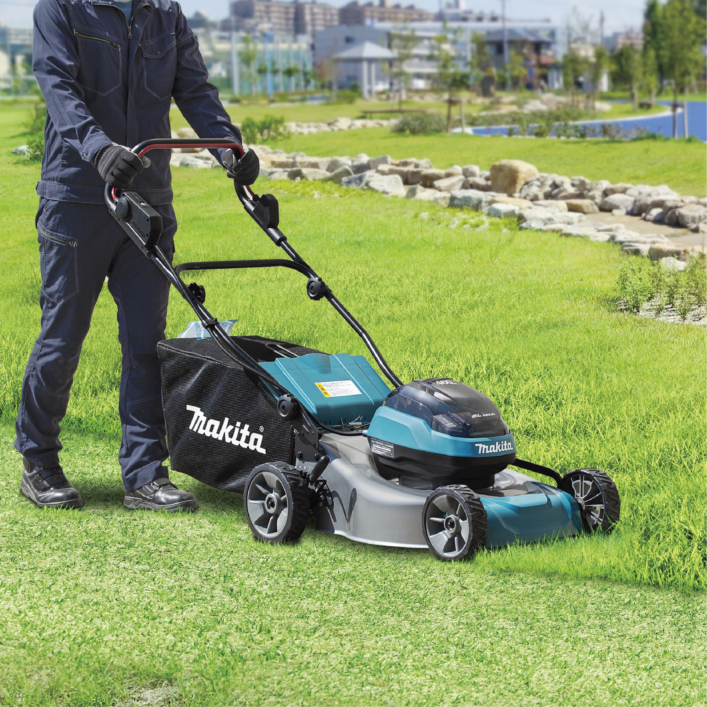 MLM466DZ 充電式芝刈機(本体のみ) マキタ 刈込み幅460mm