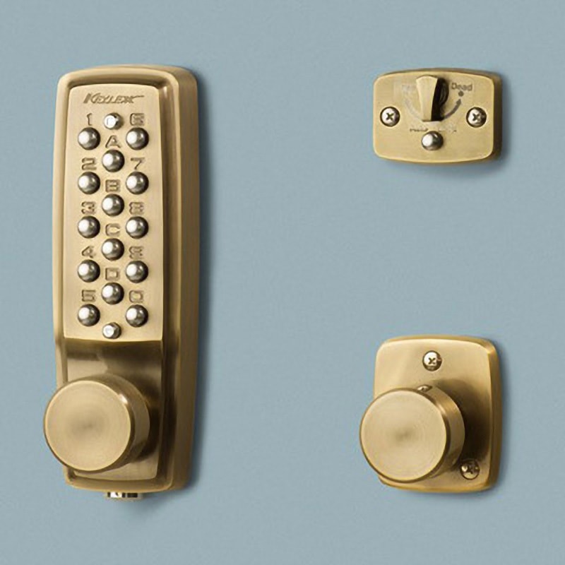 22403D-WB キーレックス2100 長沢製作所 自動施錠タイプ 適合扉厚30～45mm  22403D-WB