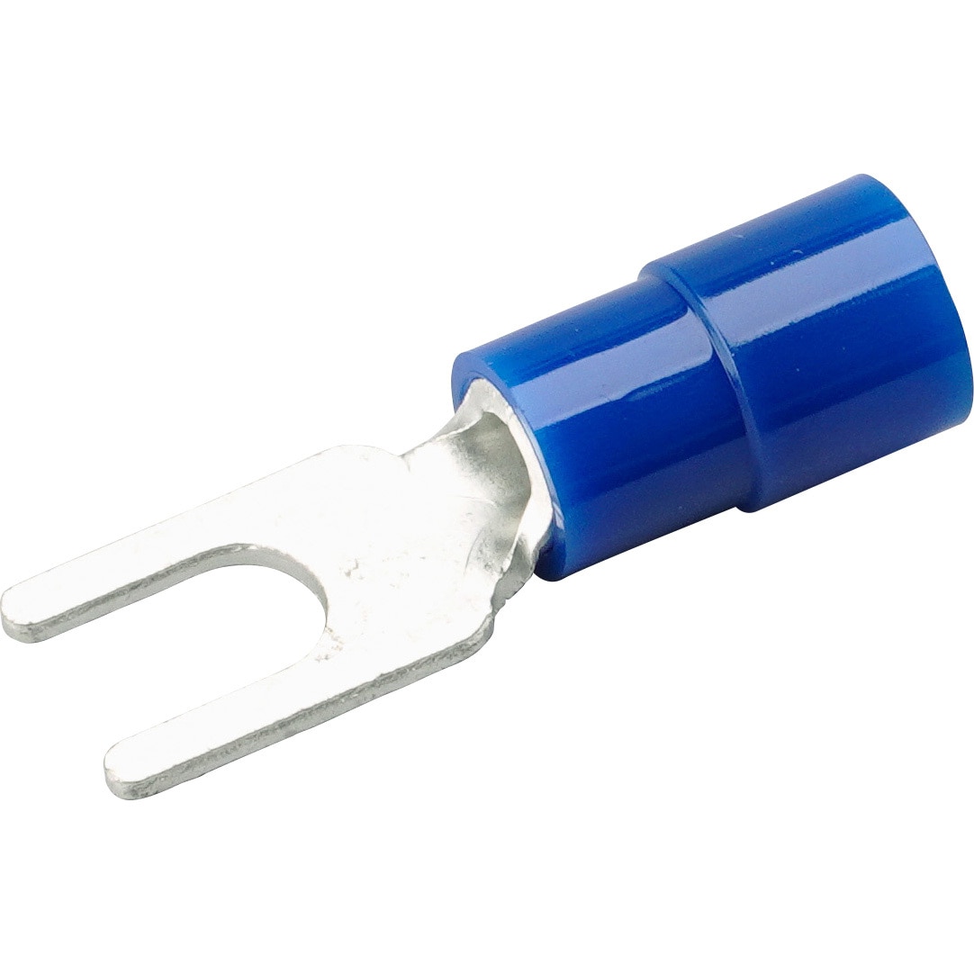 TMEX 2Y-3.5-BLU 銅線用 環境配慮形 絶縁被覆圧着端子 (Y型)先開
