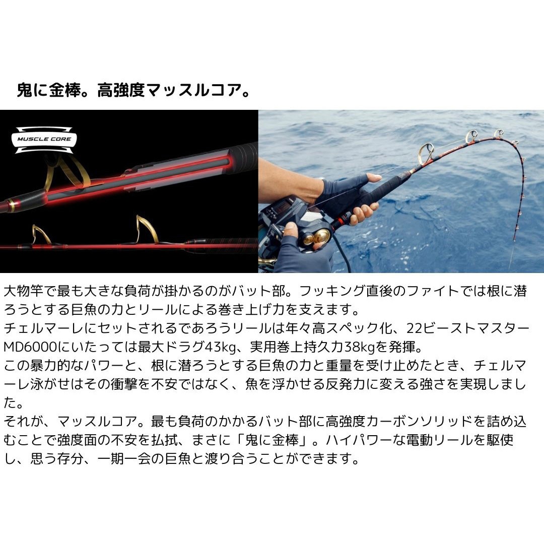 HH170(273468) 24 チェルマーレ 泳がせ SHIMANO(シマノ) 継数1本 全長