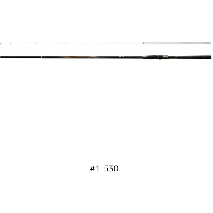 1-530(272317) 25 鱗海 SHIMANO(シマノ) 継数5本 全長5.3m仕舞117.4cm