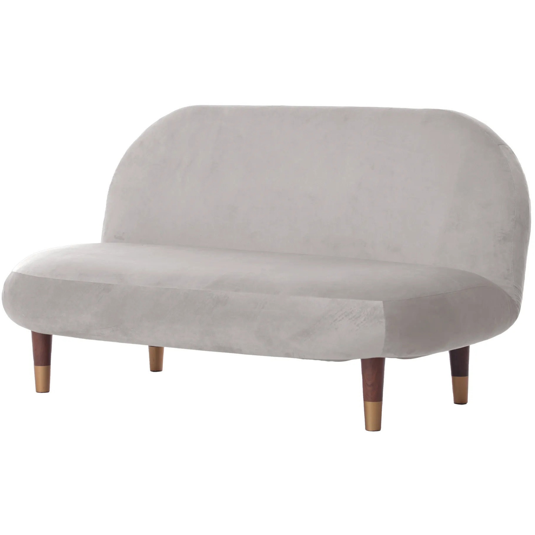 A1465a-a-722GRY ベロアラウンドソファー 1台 セルタン 【通販モノタロウ】