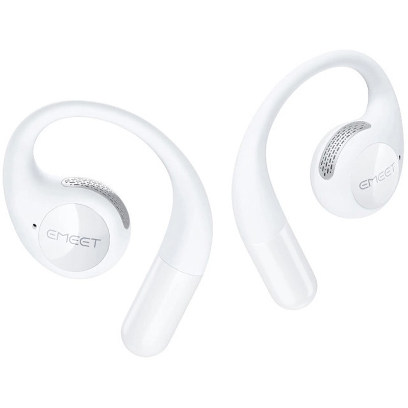 EMEET AirFlow ホワイト E2053211 EMEET AirFlow ワイヤレスオープンイヤー型イヤホン E2053 白