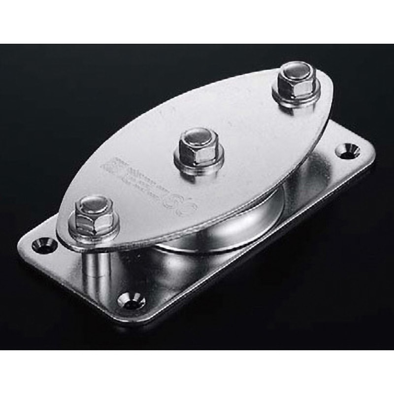 K60-2 固定ブロック ヨコ型1車60mm AIOULE(ふじわら) 荷重200kg