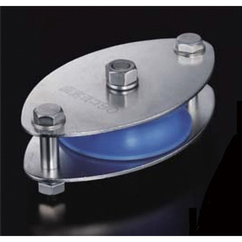 K90-10MCB 固定ブロック ヨコ型90mm(幅広タイプ・MCナイロン車) AIOULE(ふじわら) 荷重400kg 1車   K90-10MCB