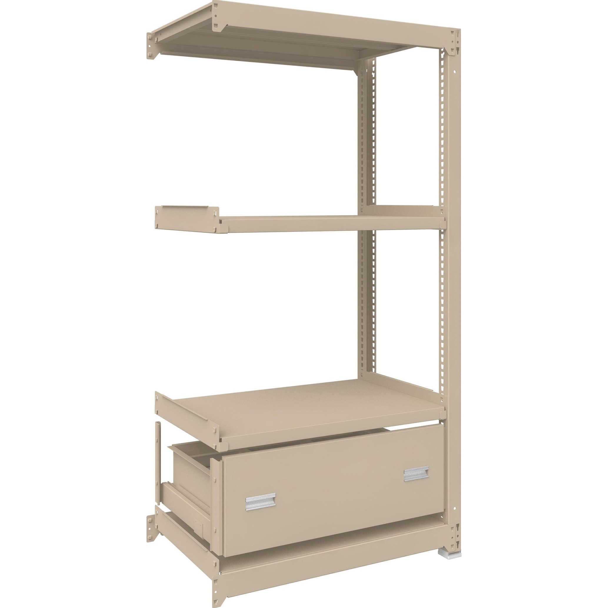 中量ボルトレス棚M3型(連結型・300kgタイプ・4段)1500×931×1510mm ネオグレー トラスコ M3-5594B-NG 中量ボルトレス棚M3型(連結型・300kgタイプ・5段)1800×731×