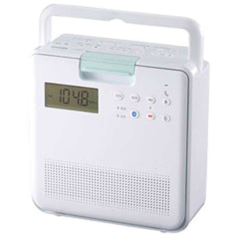 TYCB100W コンパクト防水型 SD/CDラジオ TY-CB100(W) ホワイト [Bluetooth対応 /ワイドFM対応] 1個 東芝 【通販モノタロウ】 10,765円