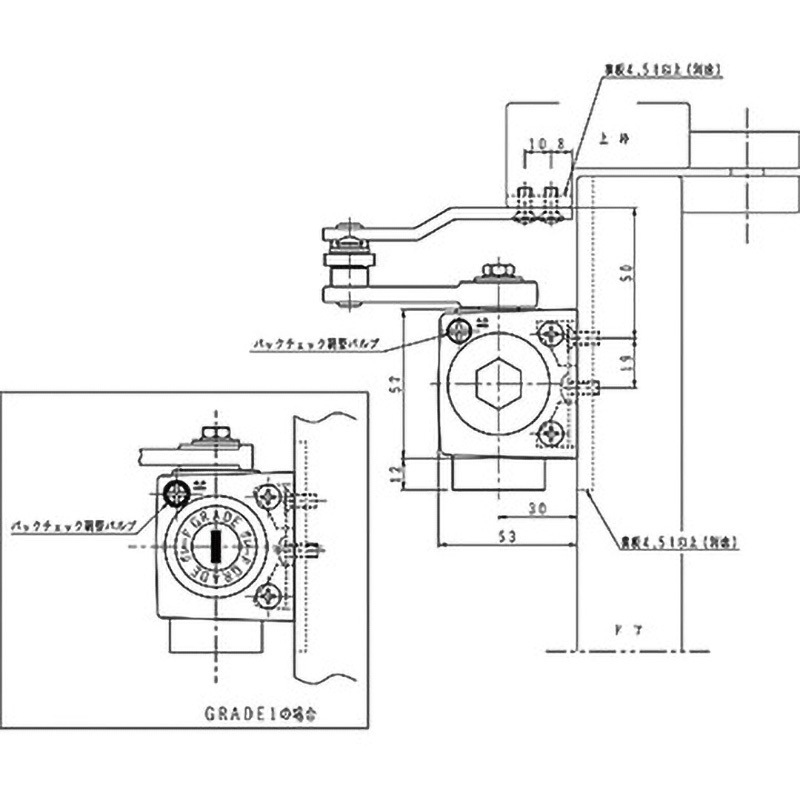 P-7005Z-120 ドアクローザー 7000シリーズ パラレル型(ストップなし) 1