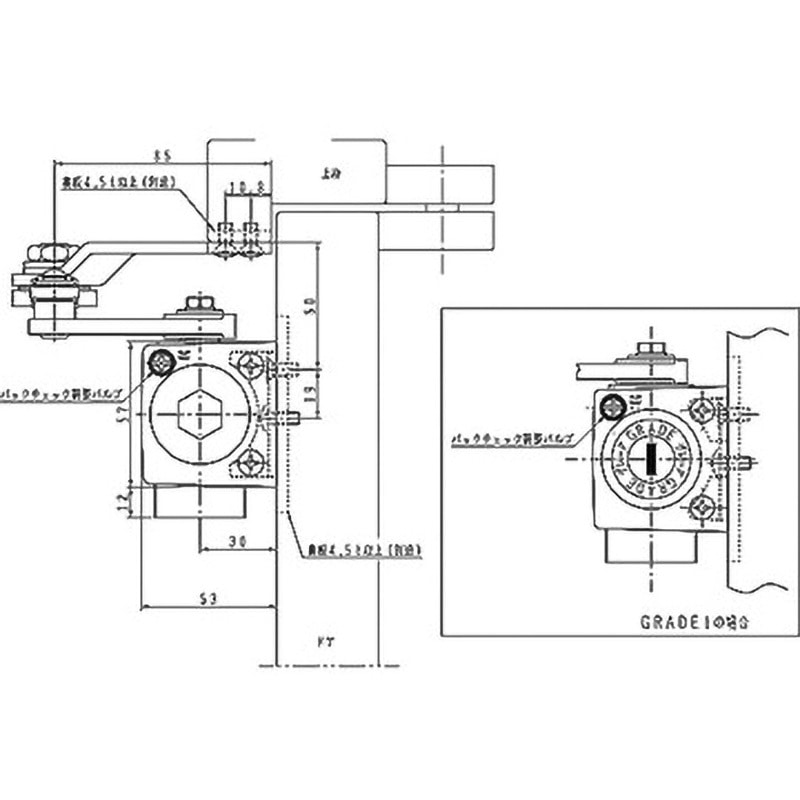 PS-7005Z-120 ドアクローザー 7000シリーズ パラレル型(ストップ付) 1