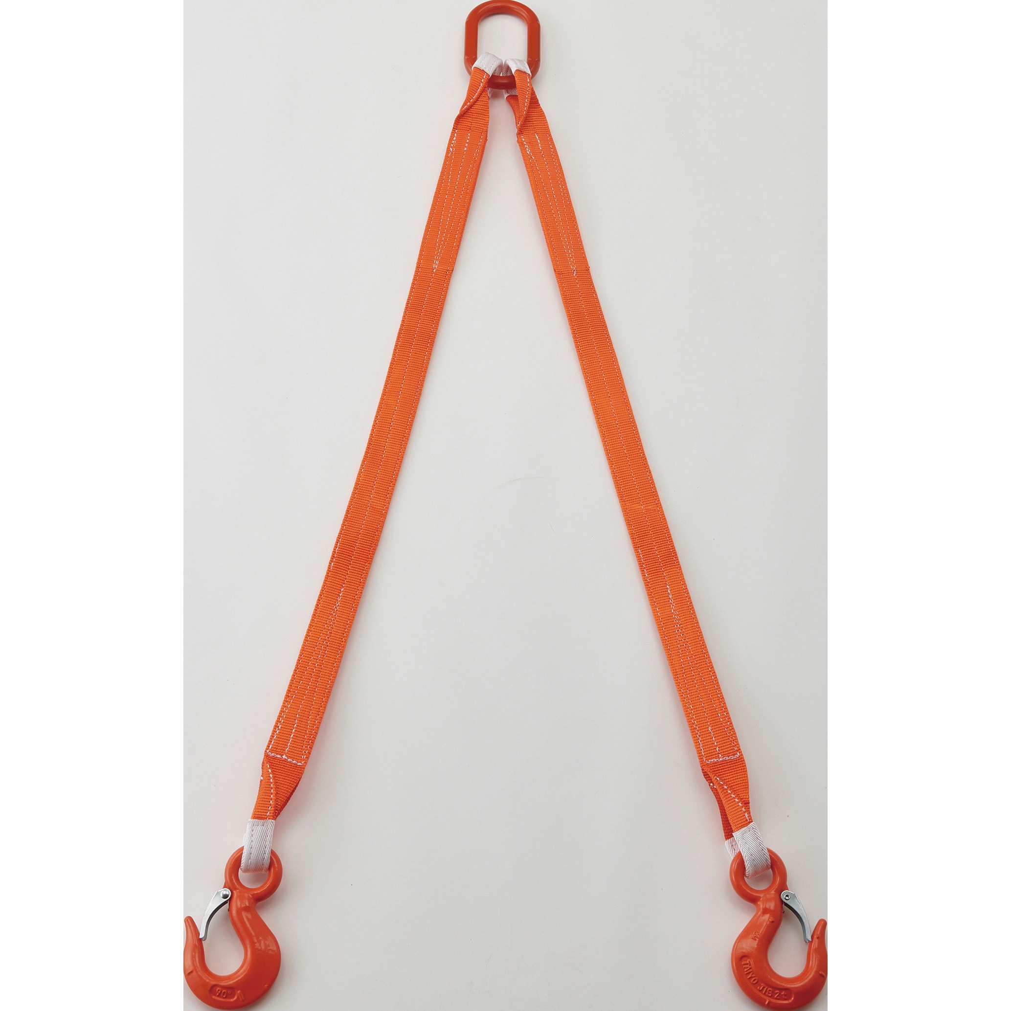 G50-2P15 フック付きベルトスリング 2本吊り TRUSCO 荷重3t