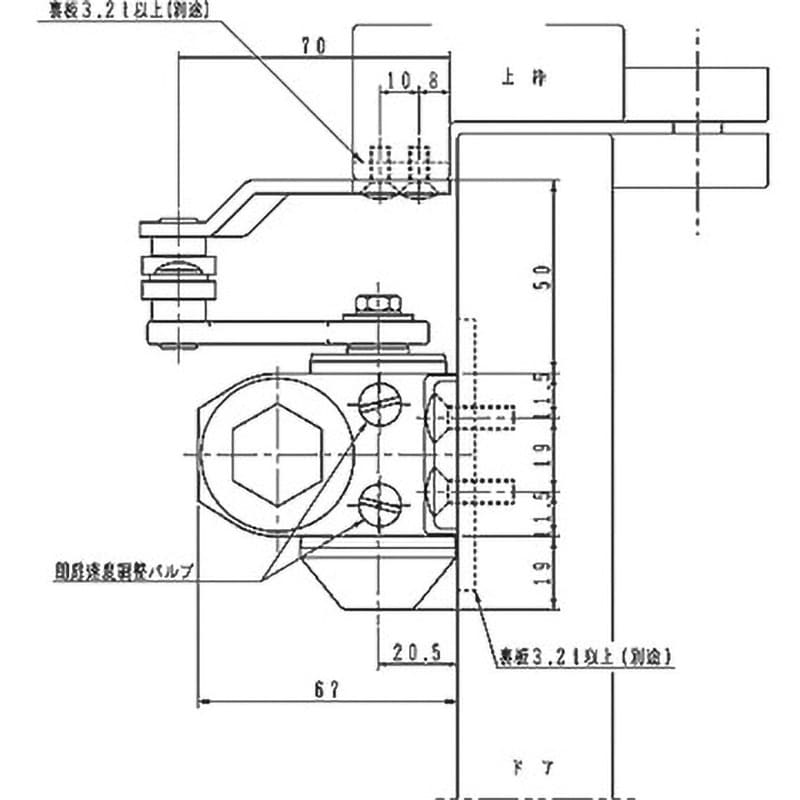 P-81 ドアクローザー 80シリーズ パラレル型(ストップなし) 1個