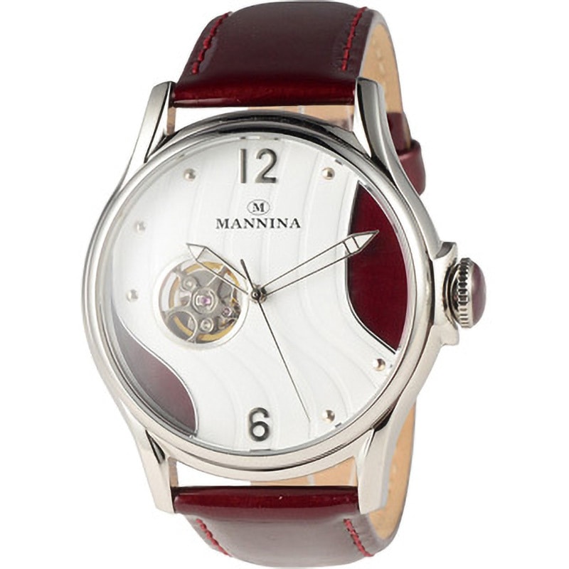 MNN004-03 MANNINA(マンニーナ) 腕時計 メンズ 正規輸入品 レッド MANNINA(マンニーナ) アナログ 防水性5BAR