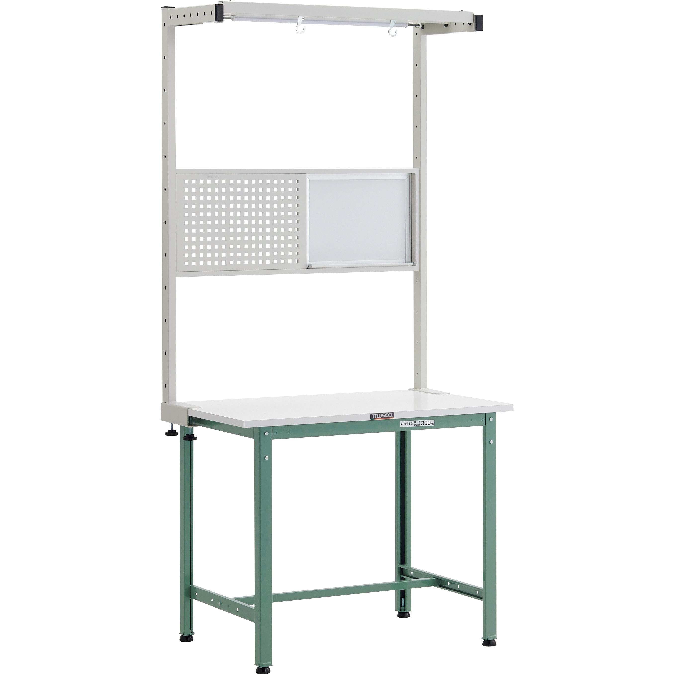 AE-0975THFS 軽量作業台(ツールハンガーオプションフルセット付)ポリ化粧板 TRUSCO 荷重300kg 間口900mm奥行750mm高さ1948mm  AE-0975THFS 59,988円