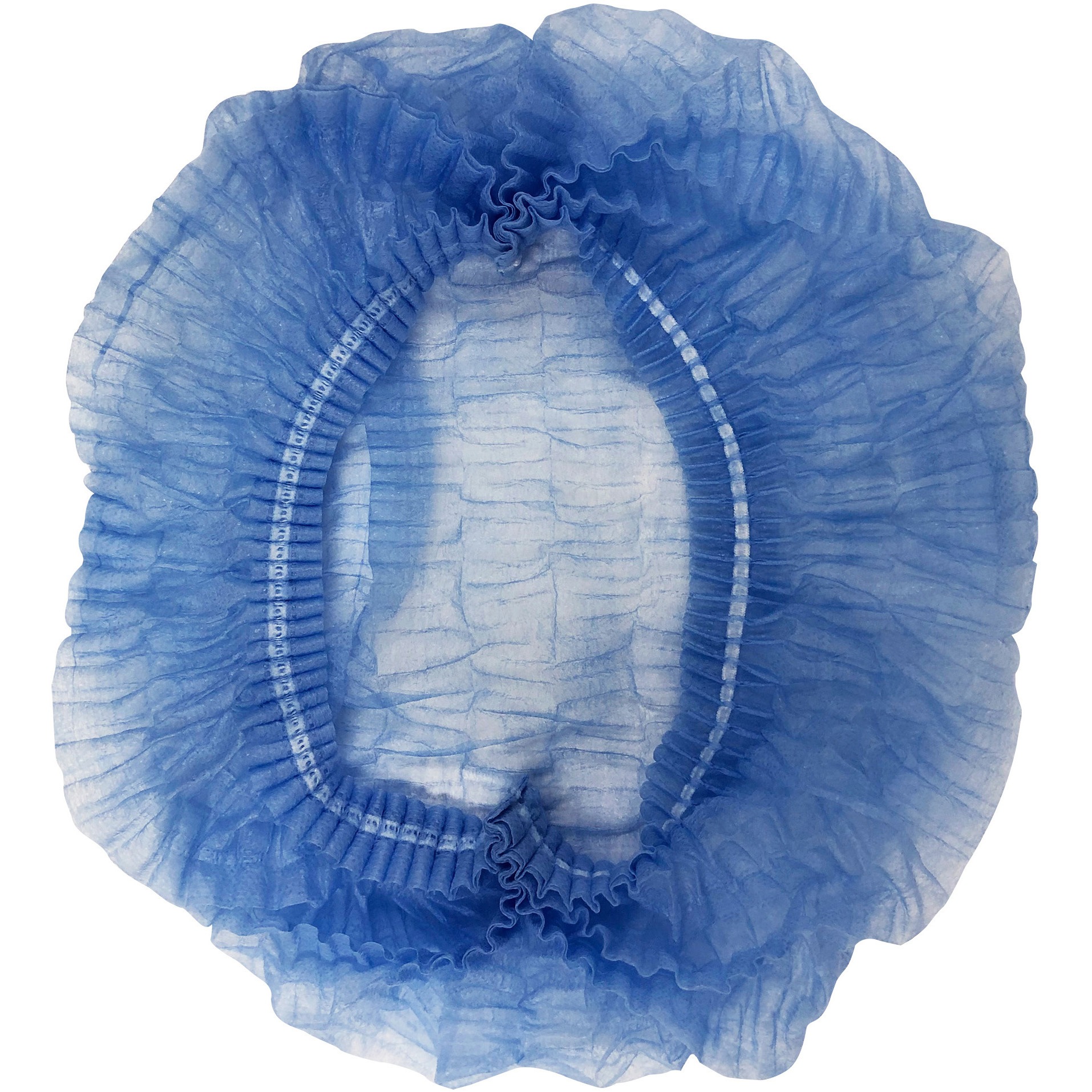 076184 サージキャップ ジャバラタイプ 竹虎 ブルー色 フリーサイズ 1