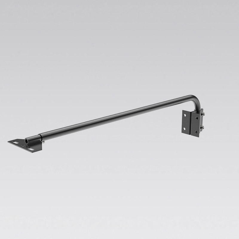 JD-003F 投光器・看板灯用アーム ブラケット 約90cm 黒 1本 GOODGOODS(グッド・グッズ) 【通販モノタロウ】