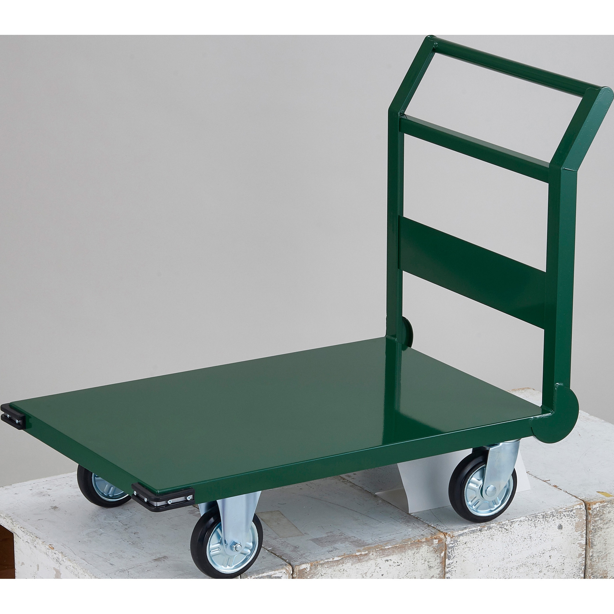 SH-2C 鋼鉄製運搬車(固定ハンドルタイプ・ハンドル側自在車輪) TRUSCO