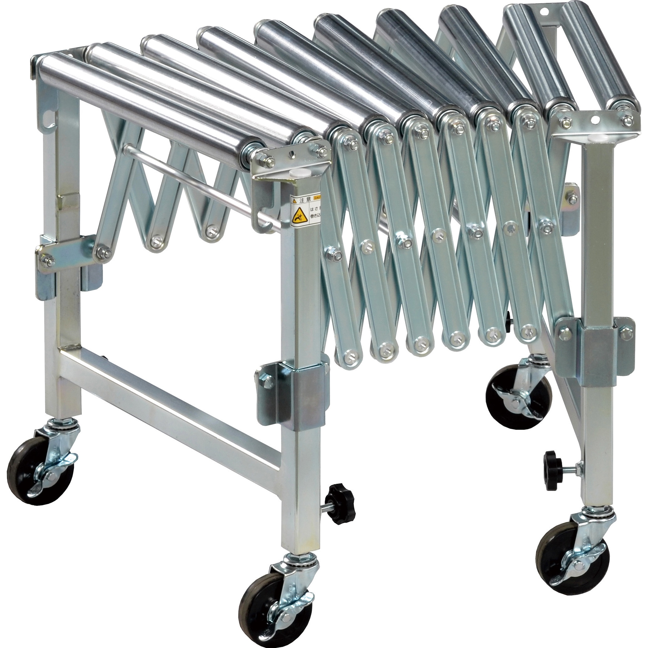 寺内製作所　スチール　ローラーコンベヤ　ストレート　S5723-P150×150W×2000L　[法人・事業所限定] 寺内製作所 スチールローラコンベヤφ57.2-W200XP100X90°カーブ S5723