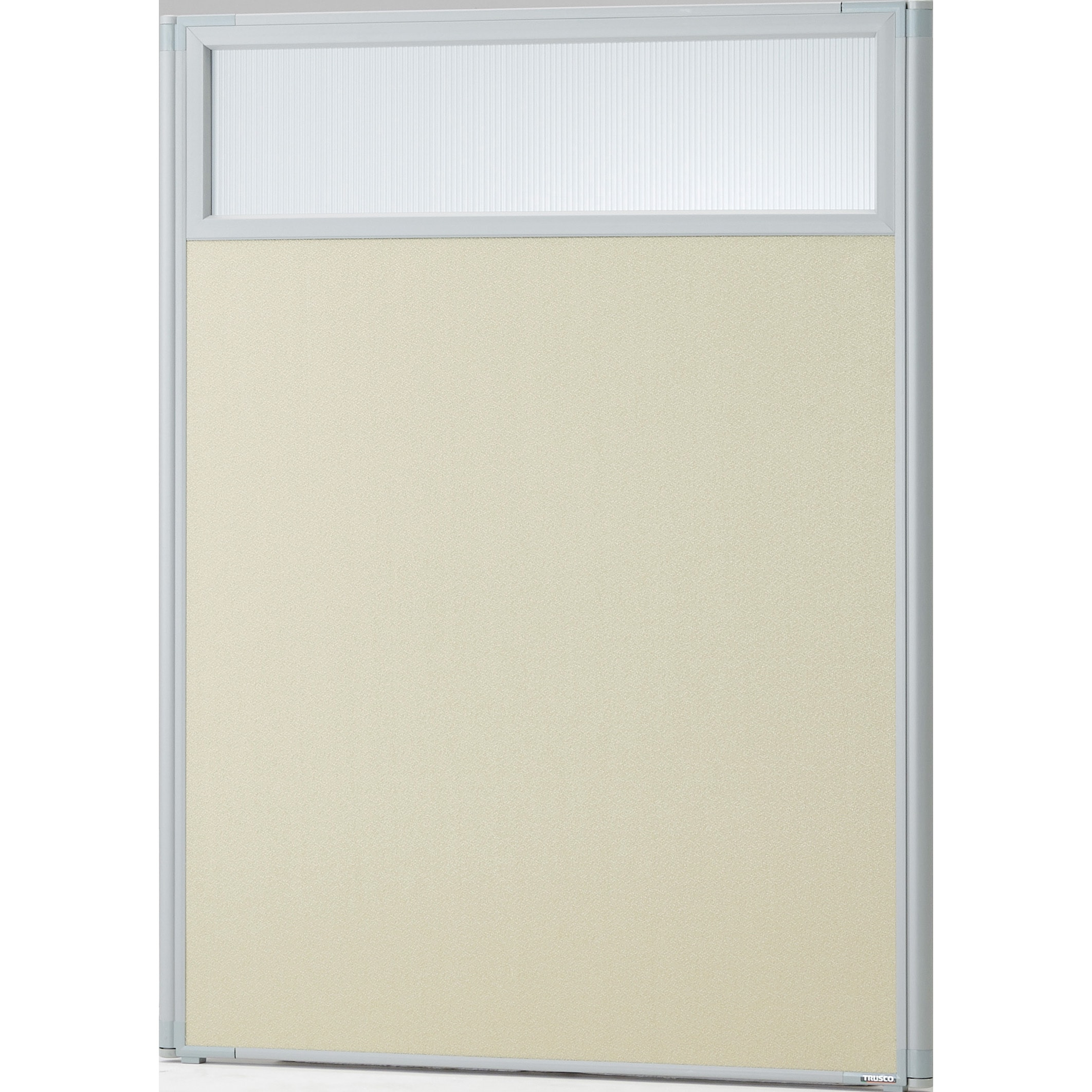 TLP-1209U-BE ローパーテーション 上部半透明高さ1200mmタイプ TRUSCO ベージュ色 間口900mm奥行30mm  TLP-1209U-BE