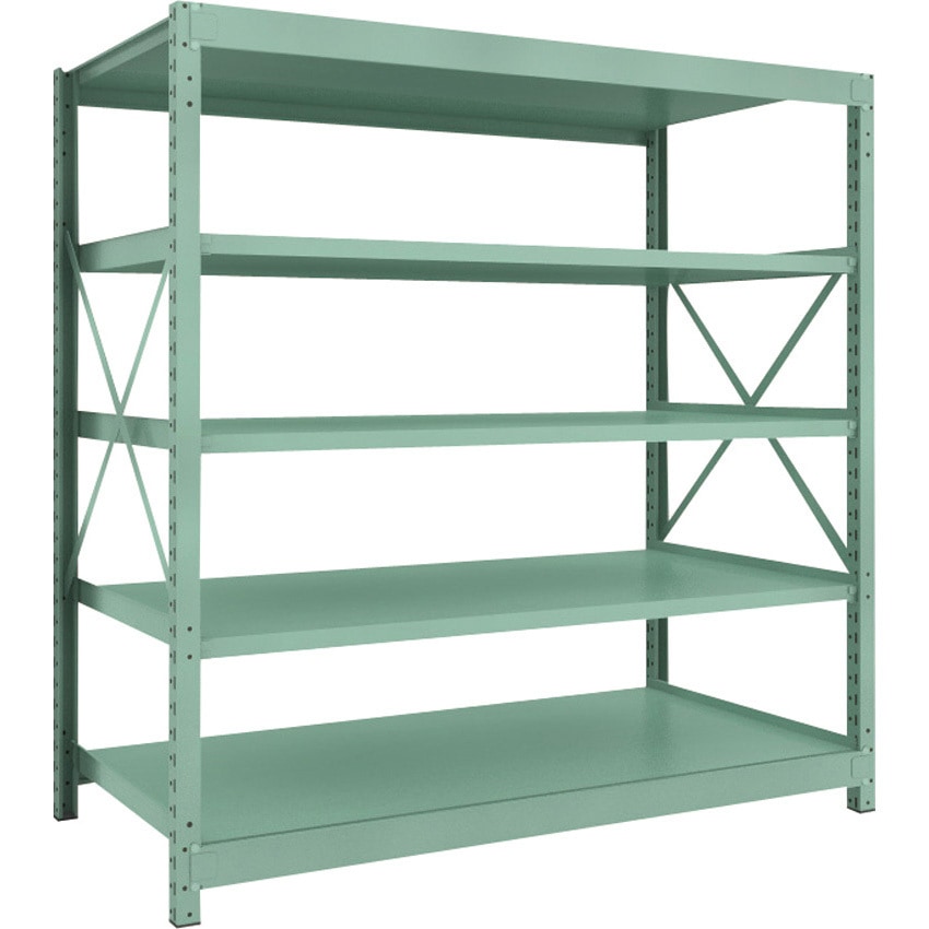 R3-6695 中量ボルト式棚”R3型”(300kgタイプ、高さ1800mm、5段タイプ) 単体型(高さ1800mm 棚段数5段タイプ) 1台 TRUSCO 【通販モノタロウ】 65,890円