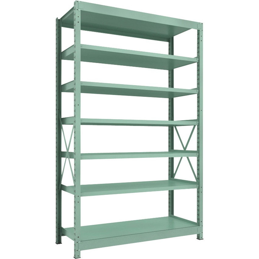 R3-8567 中量ボルト式棚”R3型”(300kgタイプ、高さ2400mm、7段タイプ) 単体型(高さ2400mm 棚段数7段タイプ) 1台 TRUSCO 【通販モノタロウ】 59,988円