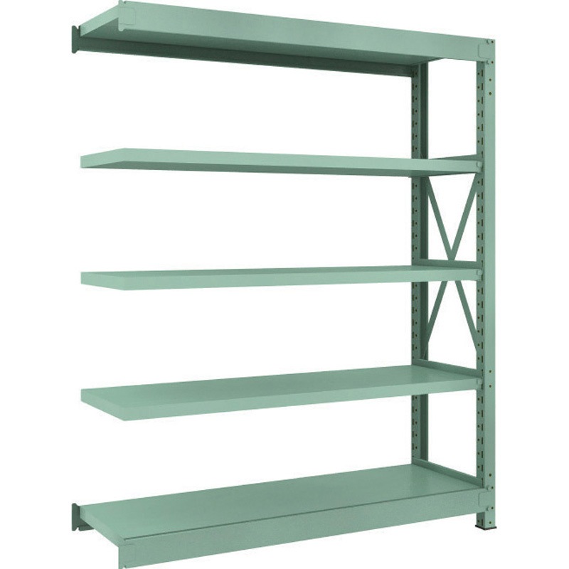 R3-6555B 中量ボルト式棚”R3型”(300kgタイプ、高さ1800mm、5段タイプ) 連結型(高さ1800mm 棚段数5段タイプ) 1台 TRUSCO 【通販モノタロウ】