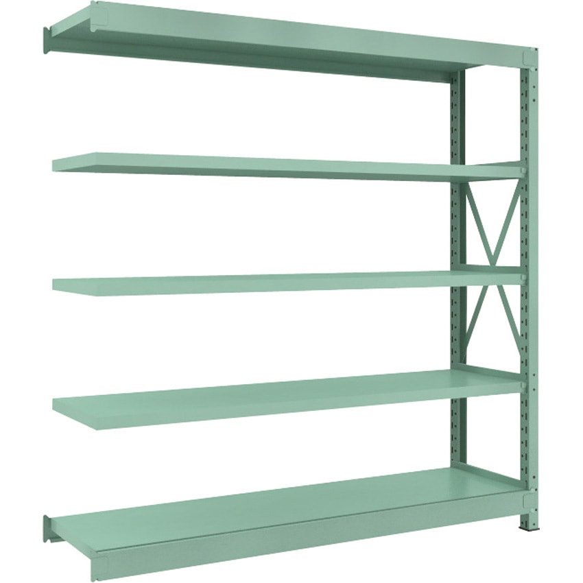 R3-6655B 中量ボルト式棚”R3型”(300kgタイプ、高さ1800mm、5段タイプ) 連結型(高さ1800mm 棚段数5段タイプ) 1台 TRUSCO 【通販モノタロウ】 43,788円