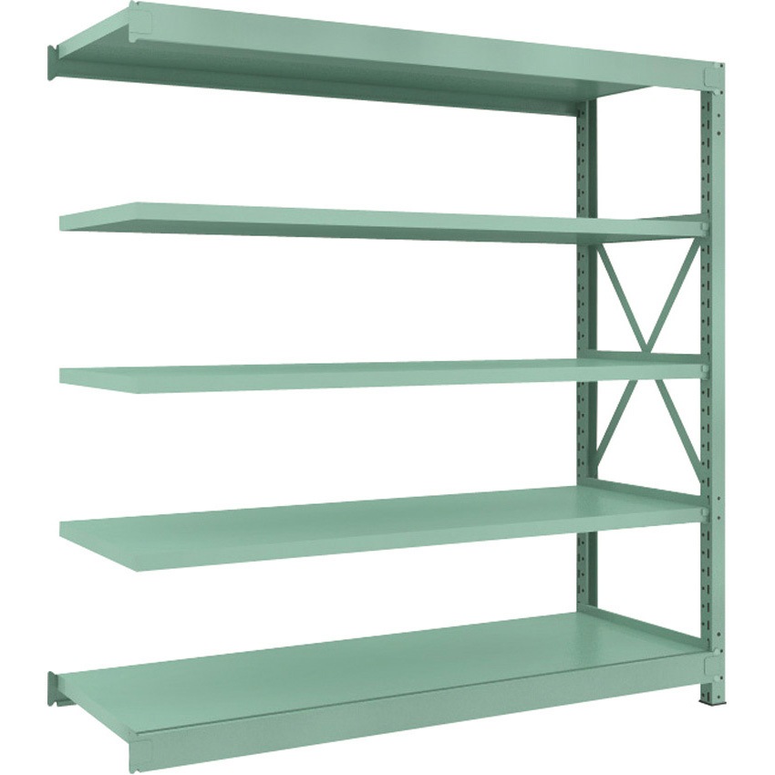 R3-6665B 中量ボルト式棚”R3型”(300kgタイプ、高さ1800mm、5段タイプ) 連結型(高さ1800mm 棚段数5段タイプ) 1台 TRUSCO 【通販モノタロウ】
