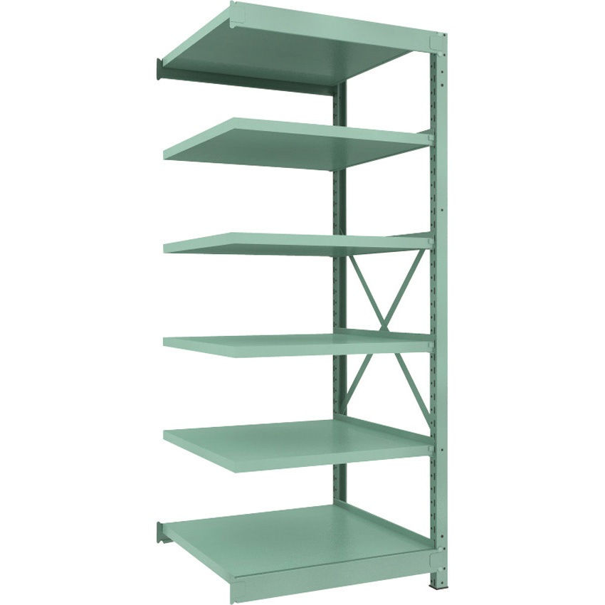 R3-7396B 中量ボルト式棚”R3型”(300kgタイプ、高さ2100mm、6段タイプ) 連結型(高さ2100mm 棚段数6段タイプ) 1台 TRUSCO 【通販モノタロウ】