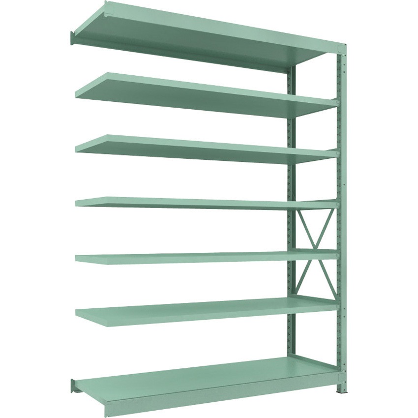 R3-8667B 中量ボルト式棚”R3型”(300kgタイプ、高さ2400mm、7段タイプ) 連結型(高さ2400mm 棚段数7段タイプ) 1台 TRUSCO 【通販モノタロウ】
