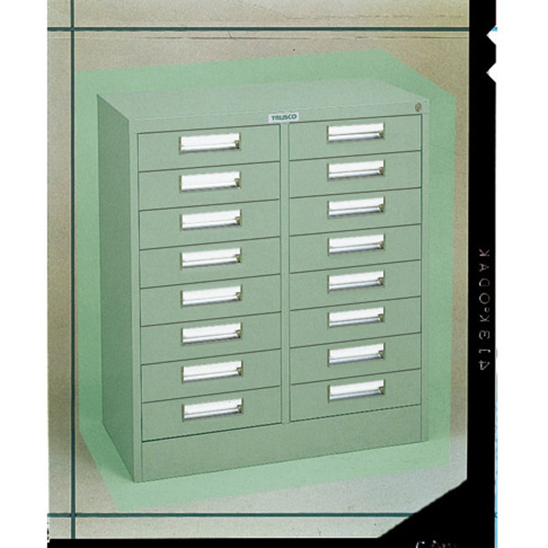 TRUSCO VR型キャビネット 767X500XH880 2列8段 グリーン色 ( VR-L88 GN(グリーン) ) トラスコ中山(株) TRUSCO VR型キャビネット コンビ 767X500XH880 6段 ホワイト色 VR-CB6