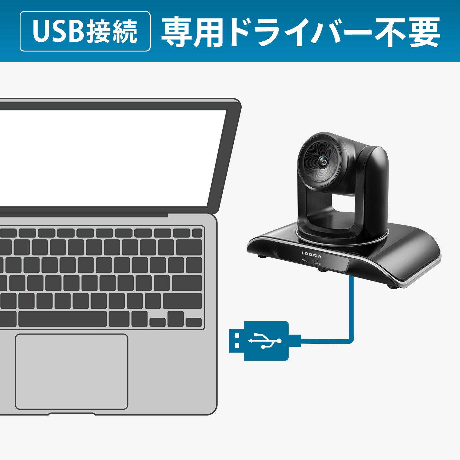 USB-PTC1 パン・チルト対応USBカメラ I ・O DATA(アイ・オー・データ