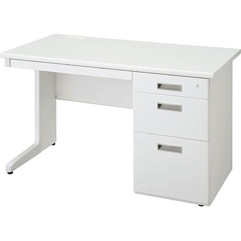 LCS-127WW LCSシリーズ 片袖机 生興 (天板)ホワイト色 高さ700mm幅1200mm奥行700mm 40,937円