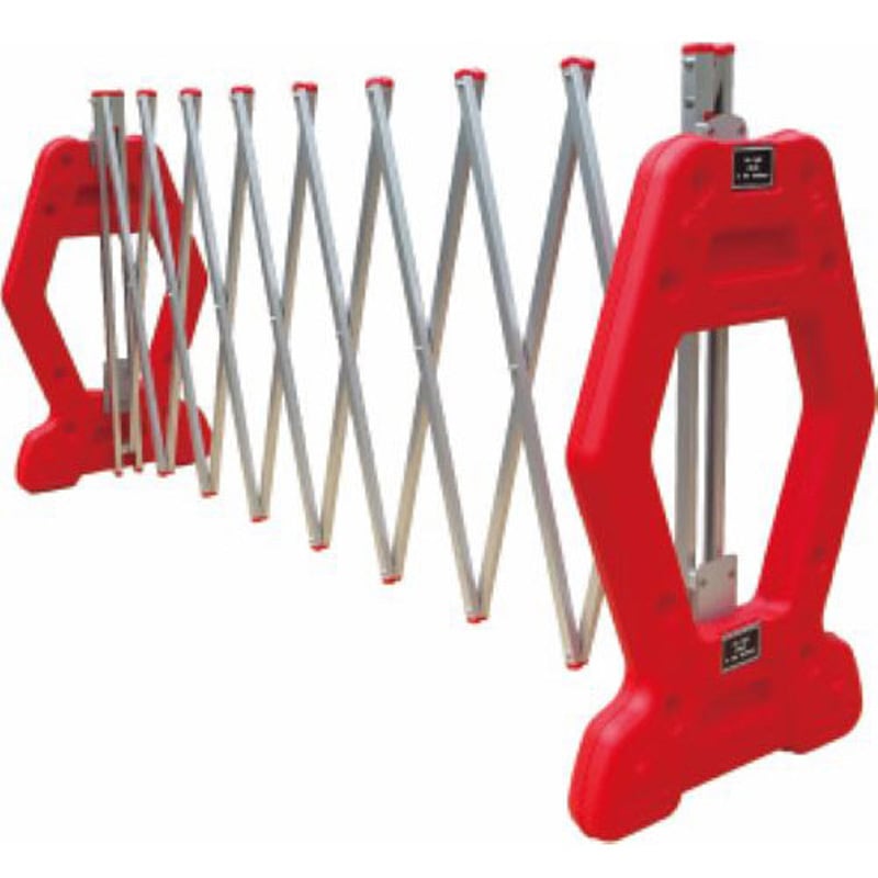 AZG-R-2 AZゲートバリ 4m 伸縮式 安全興業 高さ835mm 1台 AZG-R-2