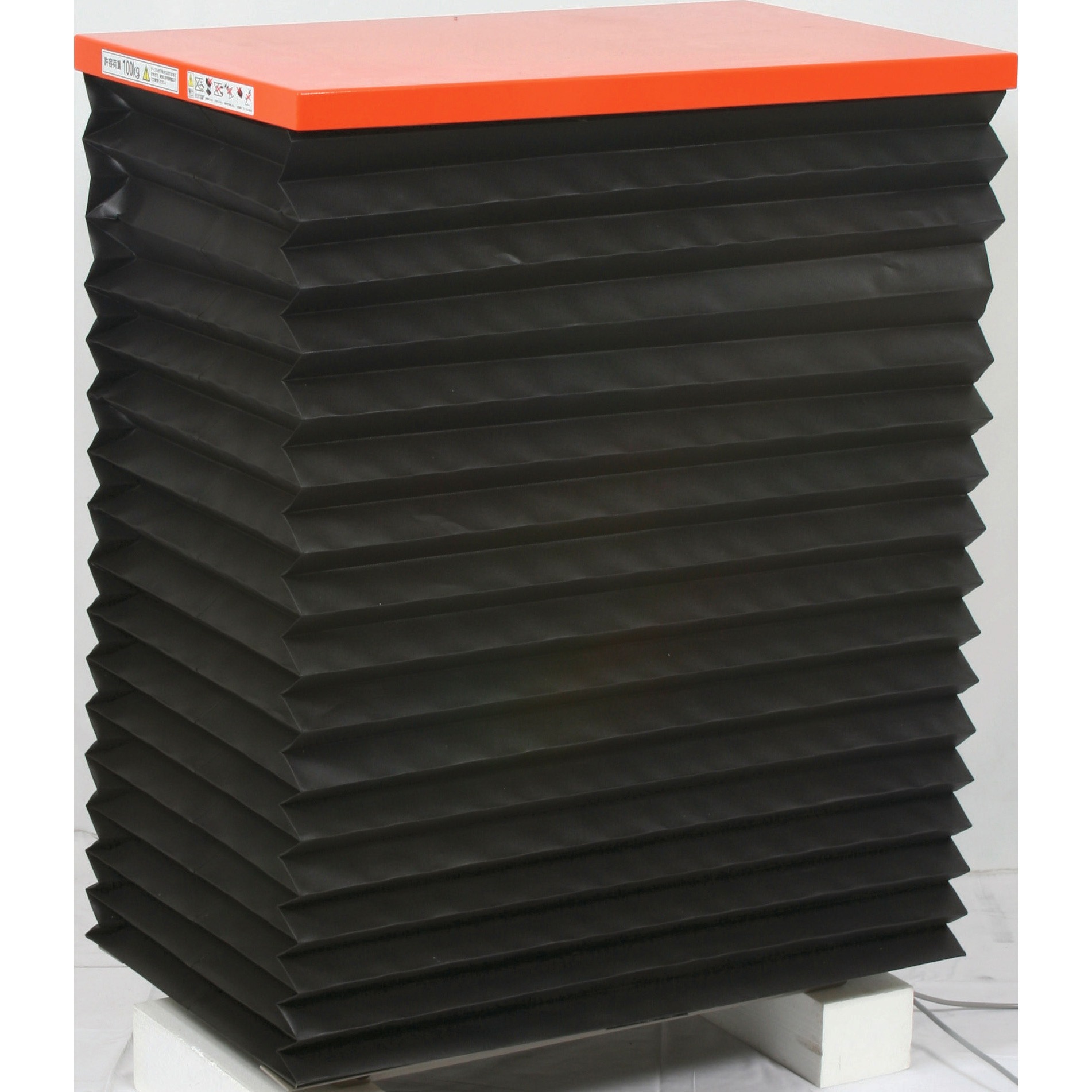 HDL-H1558RTJ-22 テーブルリフト(倍速・電動ボールねじ式・単相200Vタイプ)蛇腹付 TRUSCO テーブル高さ150～650mm  HDL-H1558RTJ-22