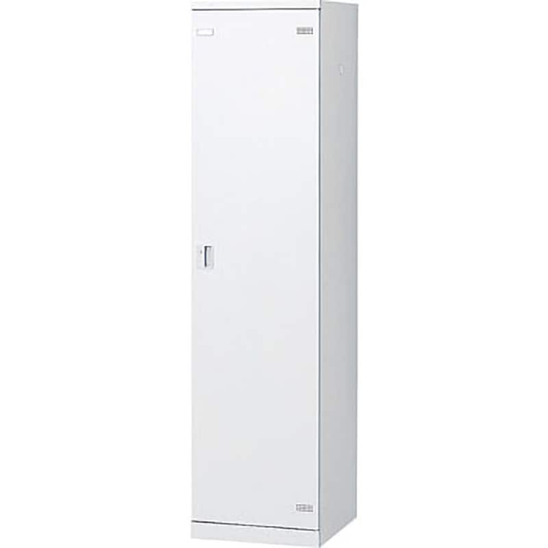 SLBW-1-R SLB更衣ロッカー コインリターン錠 生興 (本体)ホワイト(扉)ホワイト色 幅450mm奥行515mm高さ1800mm
