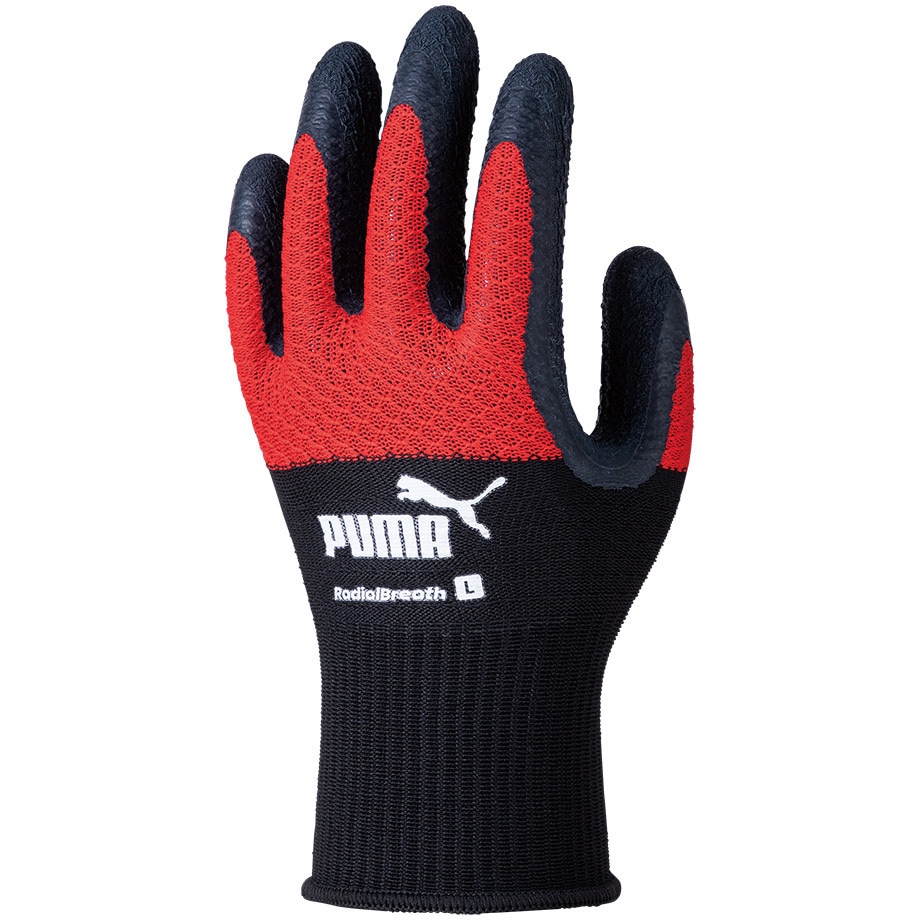 PG-1330 PUMA GLOVE ラジアルブレス PUMA GLOVE 1双入 レッドブラック