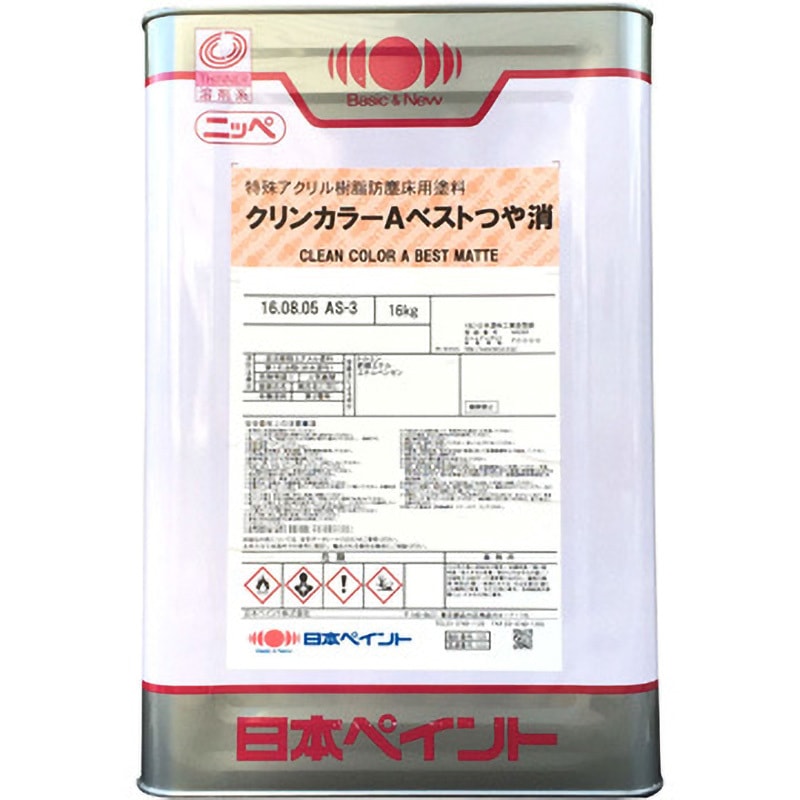 3002111 クリンカラーAベスト ニッぺ(日本ペイント) 油性 床用 速乾