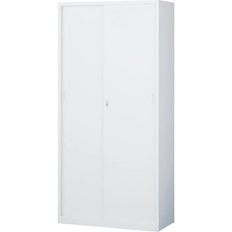 ANW-36S ANW・A4判対応書庫 スチール引戸.・下置用(5段) 生興 ホワイト色 (取手)シリンダー錠