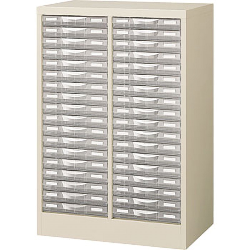 B4G-P218S B4判床置型整理ケース プラスチック引出し 生興 18段 幅595mm奥行400mm高さ880mm  B4G-P218S