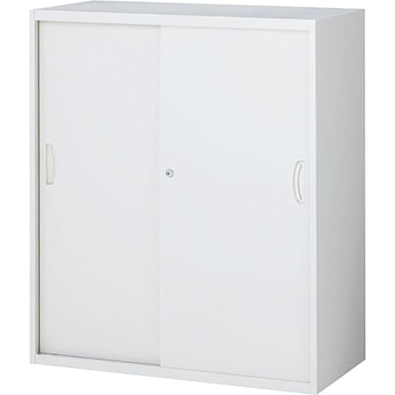 RW45-10S RW45システム収納庫 スチール引戸(3段タイプ) 生興 ホワイト色 (取手)シリンダー表示錠