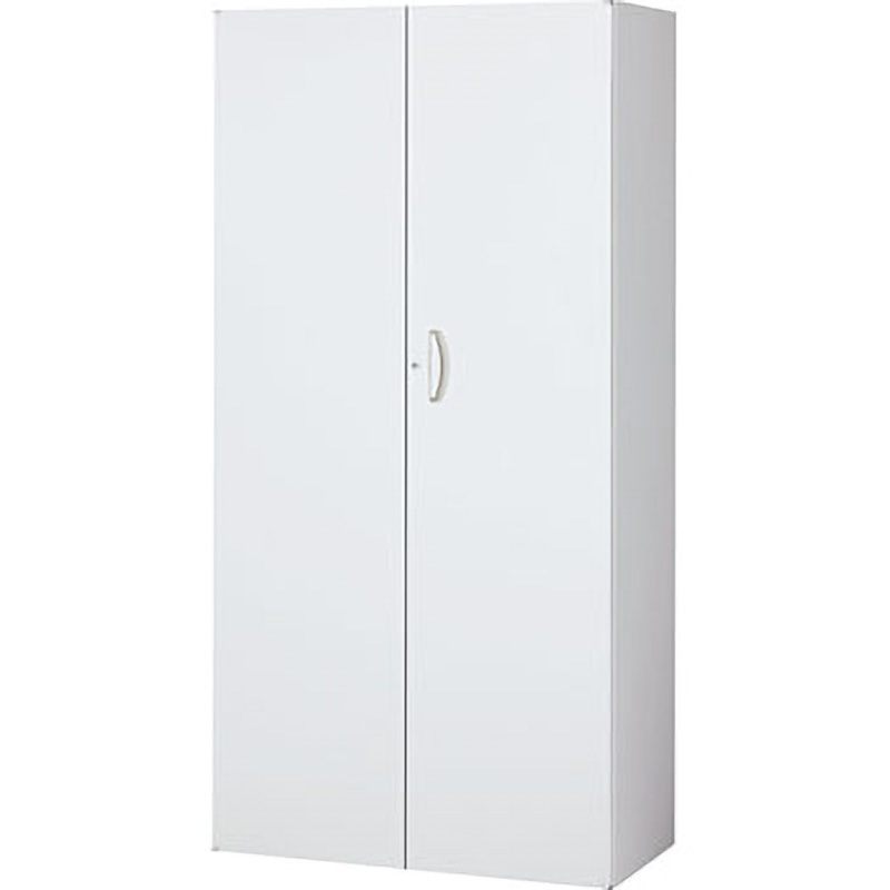 RW45-18H RW45システム収納庫 両開き(5段タイプ) 生興 寸法900×450×1800mm ホワイト色 (取手)シリンダー表示錠仕様