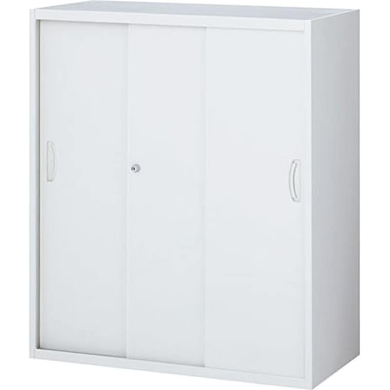 RW4-310S RW4システム収納庫 スチール3枚引戸(3段タイプ) 生興 ホワイト色 (取手)シリンダー表示錠 33,787円